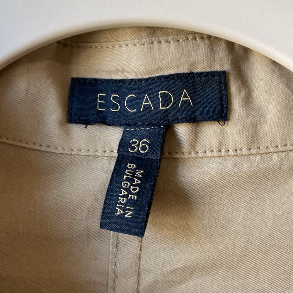 Escada | Pleated button down blouse - Picture 5 of 6